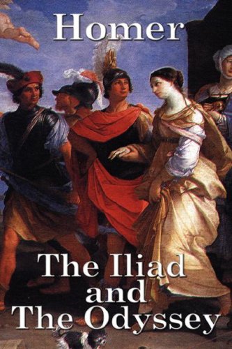 Large book cover: The Iliad and The Odyssey