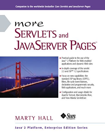 Large book cover: More Servlets and JavaServer Pages