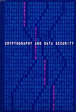 Large book cover: Cryptography and Data Security
