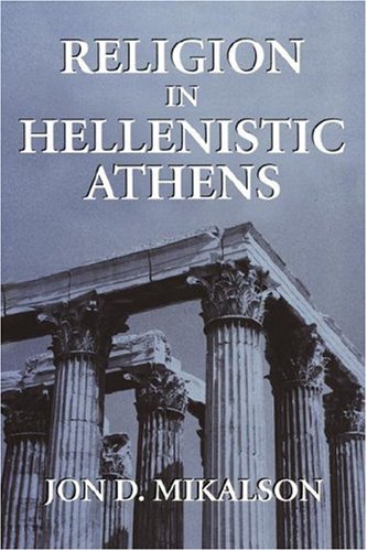 Large book cover: Religion in Hellenistic Athens