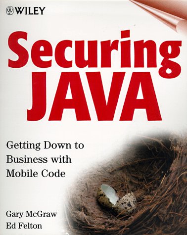 Large book cover: Securing Java: Getting Down to Business with Mobile Code