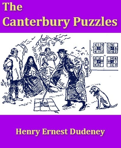 Large book cover: The Canterbury Puzzles and Other Curious Problems
