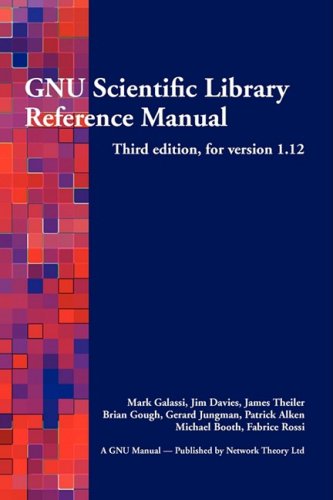 Large book cover: GNU Scientific Library Reference Manual