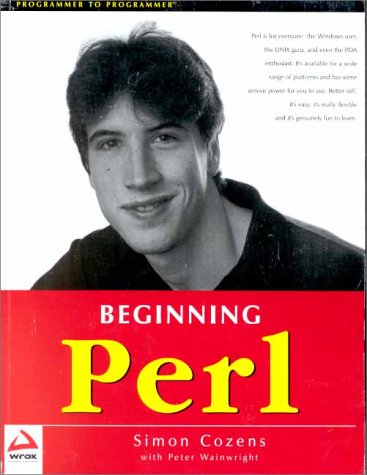 Large book cover: Beginning Perl
