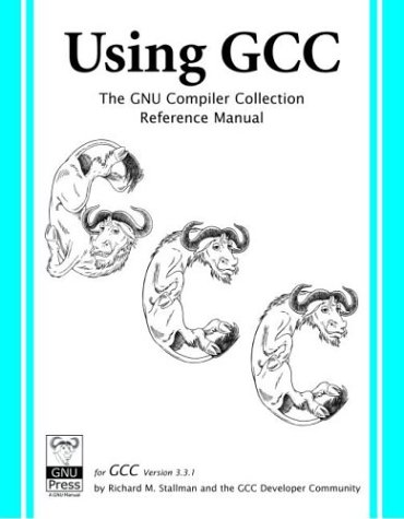 Large book cover: Using GCC: The GNU Compiler Collection Reference Manual for GCC