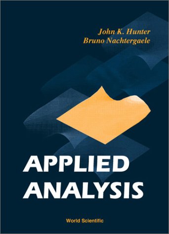 Large book cover: Applied Analysis