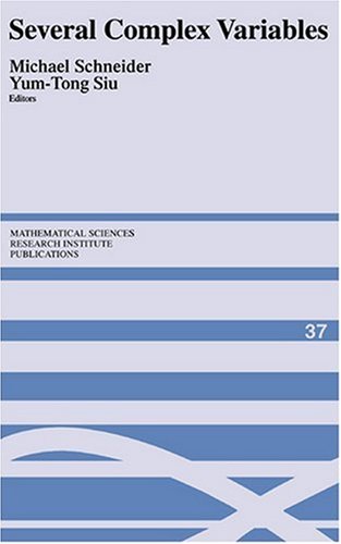Large book cover: Several Complex Variables