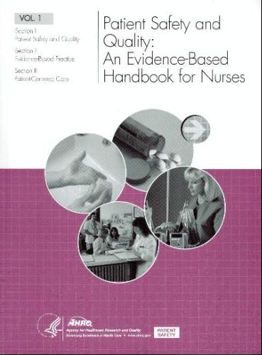 Large book cover: Patient Safety and Quality: An Evidence-Based Handbook for Nurses