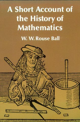 Large book cover: A Short Account of the History of Mathematics