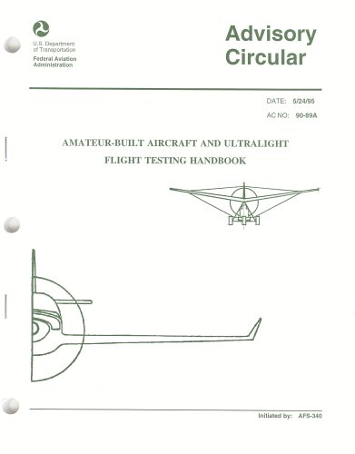 Large book cover: Amateur-Built Aircraft and Ultralight Flight Testing Handbook