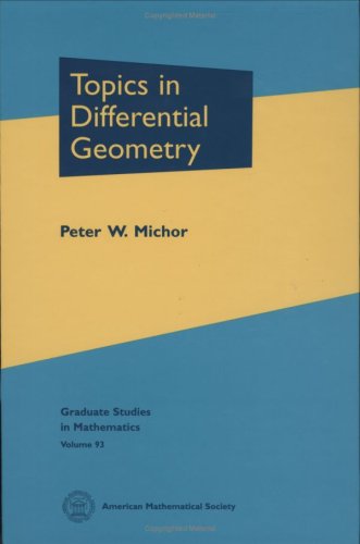 Large book cover: Topics in Differential Geometry