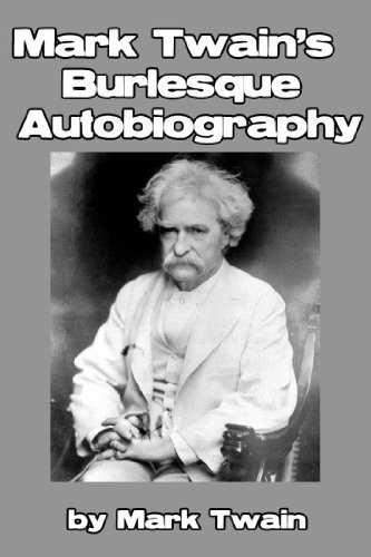Large book cover: Mark Twain's Burlesque Autobiography
