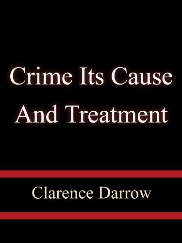Large book cover: Crime: Its Cause and Treatment