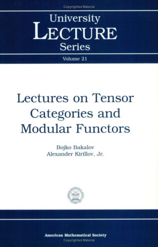 Large book cover: Lectures on Tensor Categories and Modular Functors