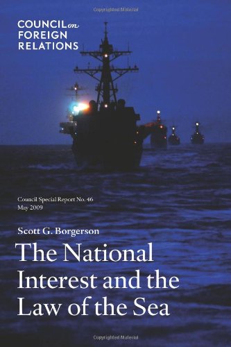 Large book cover: The National Interest and the Law of the Sea