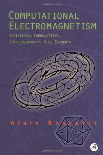 Large book cover: Computational Electromagnetism: Variational Formulations, Complementarity, Edge Elements