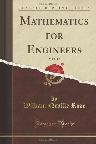 Large book cover: Mathematics for Engineers