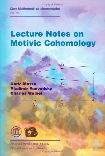 Large book cover: Lecture Notes on Motivic Cohomology