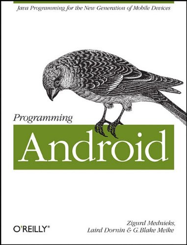 Large book cover: Programming Android