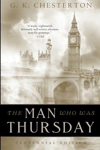 Large book cover: The Man Who Was Thursday, a nightmare