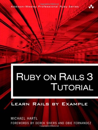 Large book cover: Ruby on Rails Tutorial: Learn Rails by Example