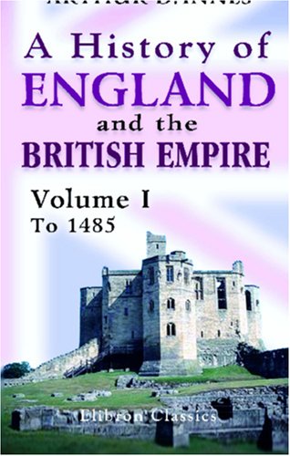 Large book cover: A history of England and the British Empire