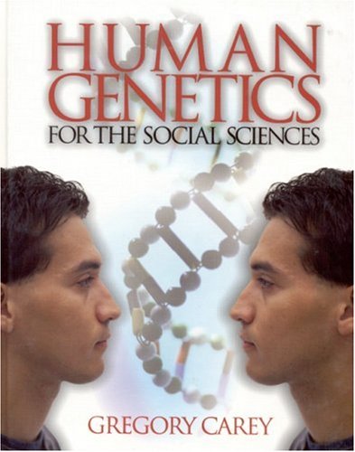 Large book cover: Human Genetics for the Social Sciences