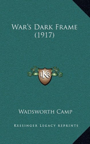 Large book cover: War's Dark Frame