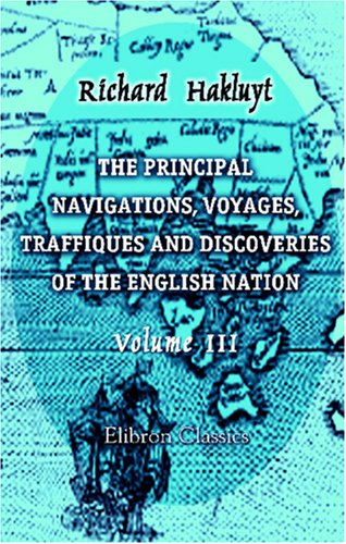 Large book cover: Principal Navigations, Voyages, Traffiques and Discoveries of the English Nation