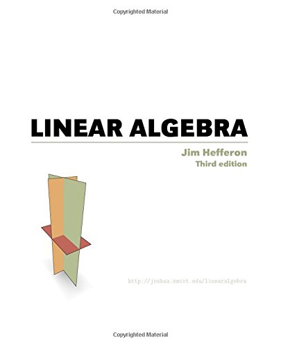 Large book cover: Linear Algebra