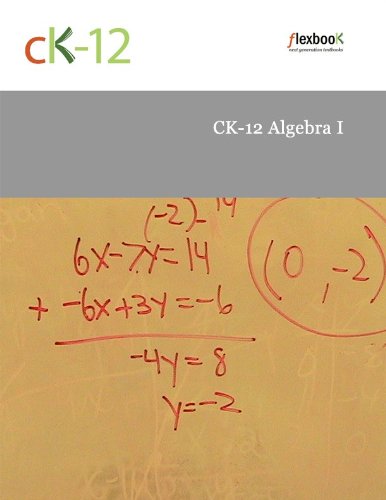Large book cover: CK-12 Algebra I