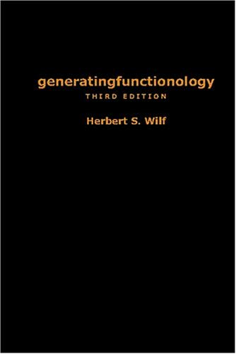 Large book cover: generatingfunctionology
