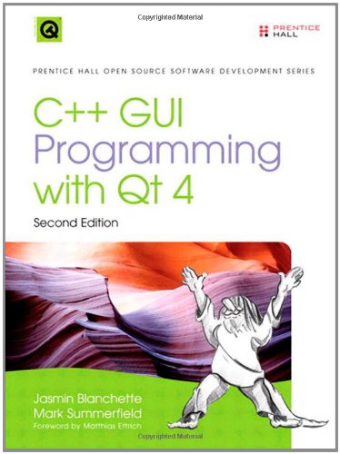 Large book cover: C++ GUI Programming with Qt 4