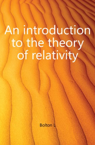 Large book cover: An Introduction to the Theory of Relativity