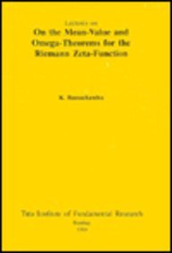 Large book cover: Lectures on the Mean-Value and Omega Theorems for the Riemann Zeta-Function