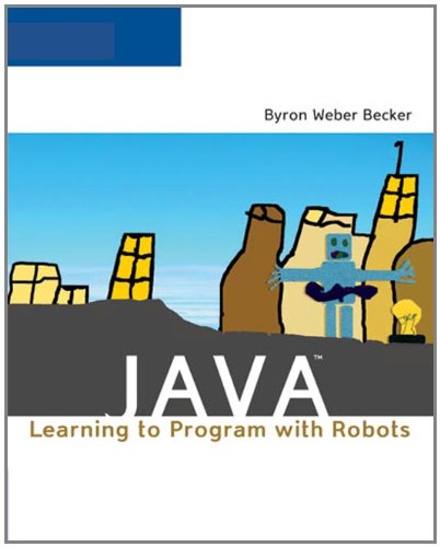 Large book cover: Java: Learning to Program with Robots