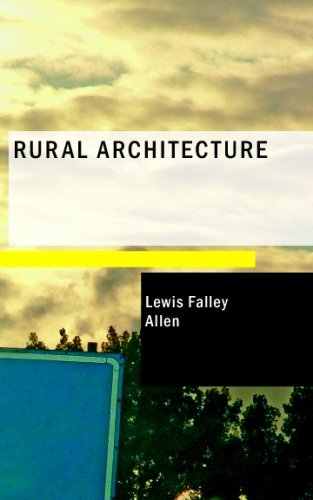 Large book cover: Rural Architecture