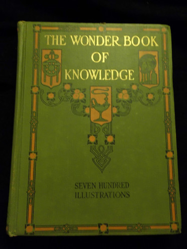 Large book cover: The Wonder Book of Knowledge