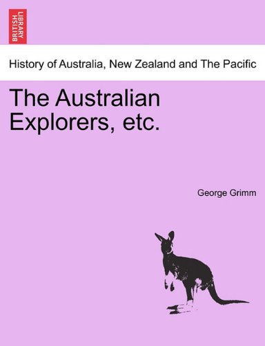 Large book cover: The Australian Explorers