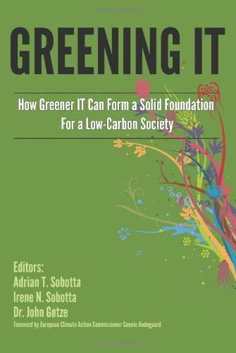 Large book cover: Greening IT
