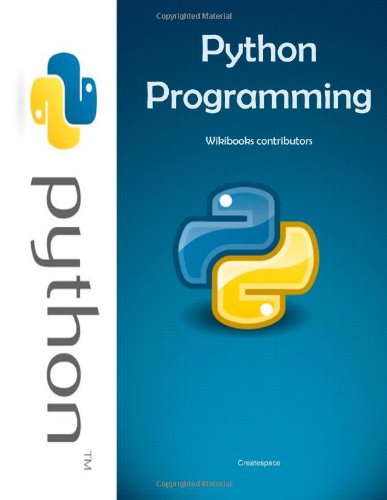 Large book cover: Python Programming
