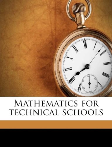 Large book cover: Mathematics for Technical Schools