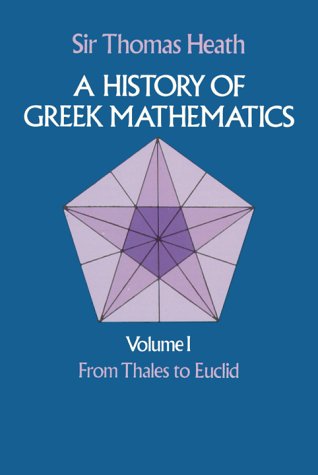 Large book cover: A History of Greek Mathematics