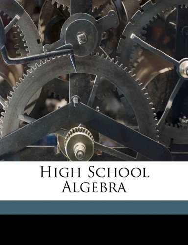 Large book cover: High School Algebra
