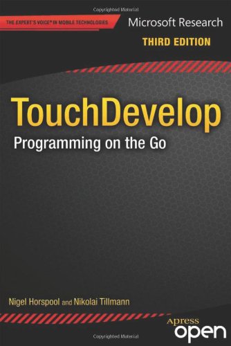 Large book cover: TouchDevelop: Programming on the Go
