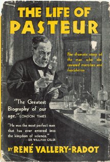 Large book cover: The Life of Pasteur