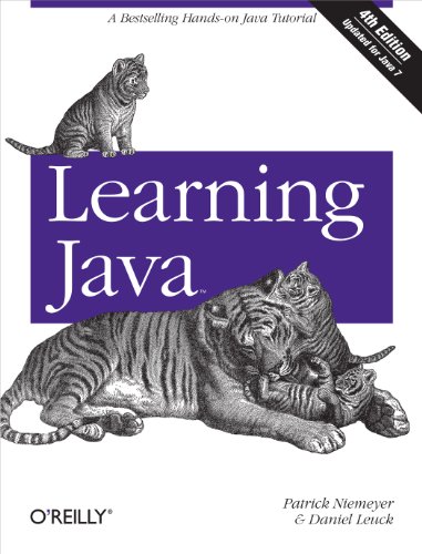 Large book cover: Learning Java