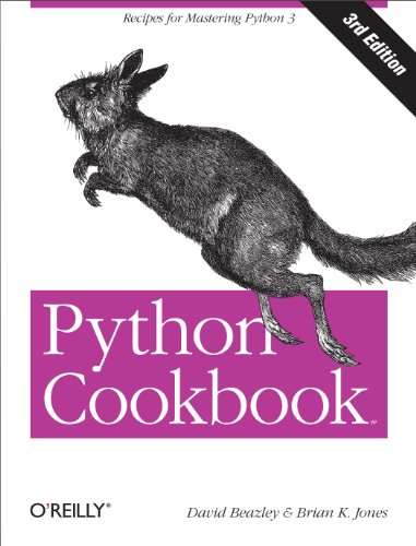 Large book cover: Python Cookbook