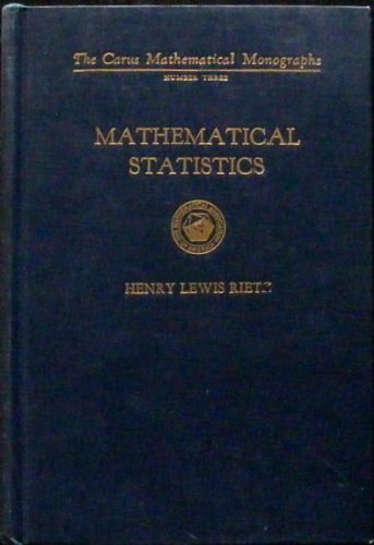 Large book cover: Mathematical Statistics