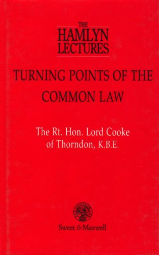 Large book cover: Turning Points of the Common Law